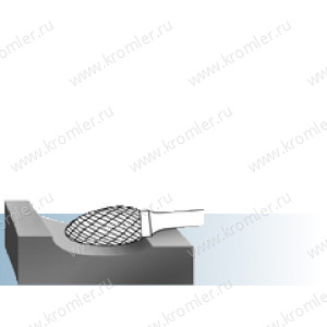 FCT-H FLH БОРФРЕЗА ПЛАМЕВИДНАЯ